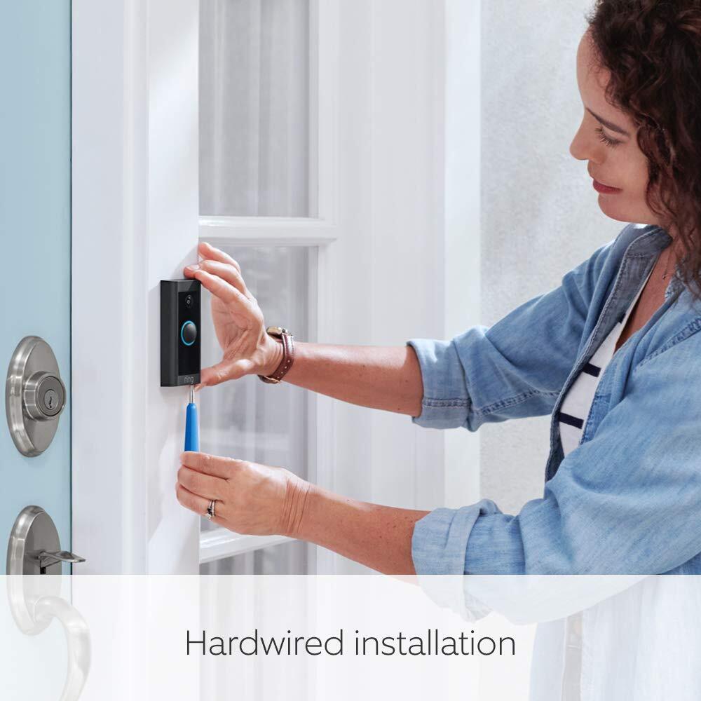 Ring Video Doorbell Wired by Amazon | Doorbell Security Camera with 1080p HD