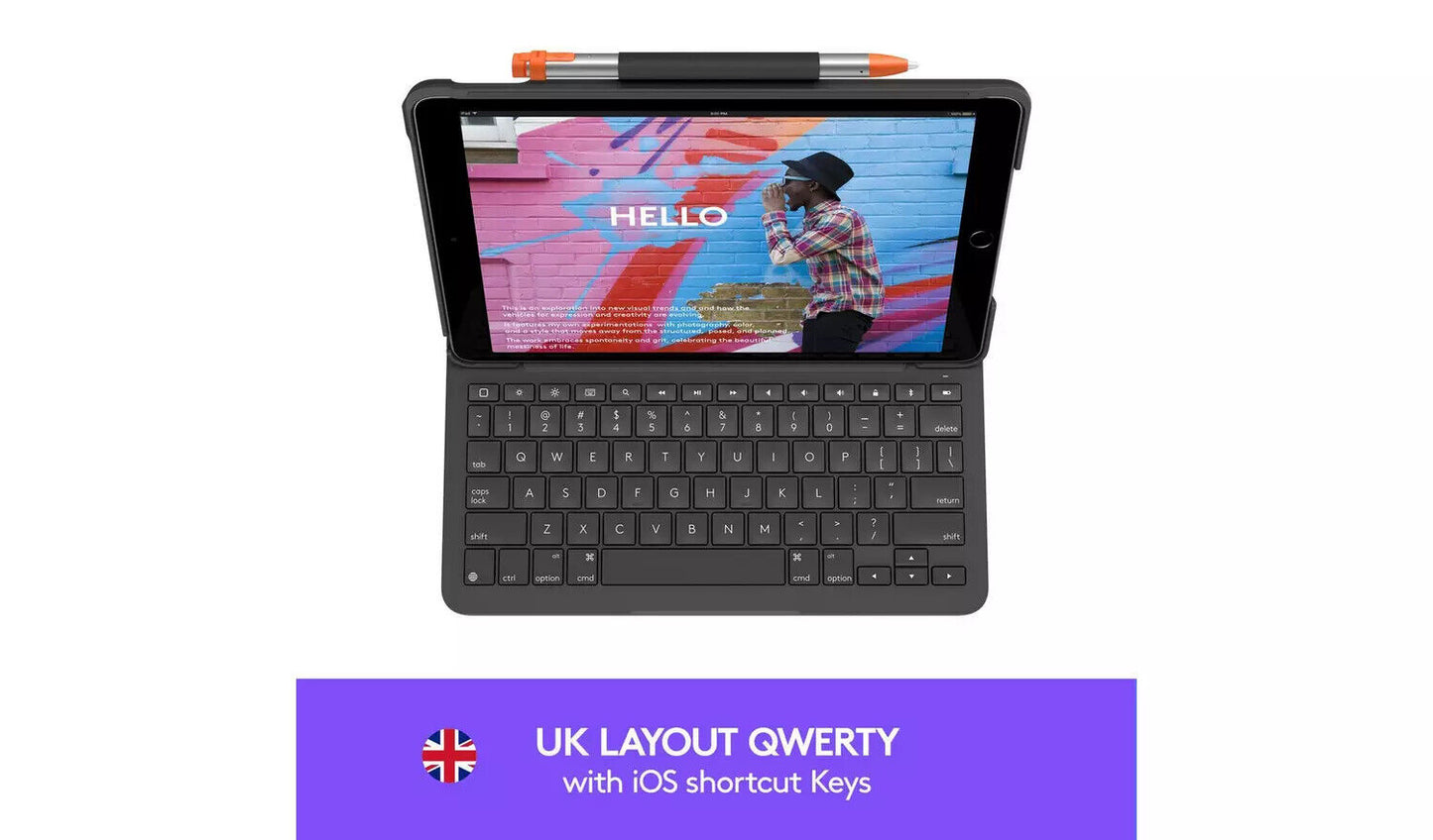 Logitech iPad (7th, 8th and 9th Generation) Keyboard Case