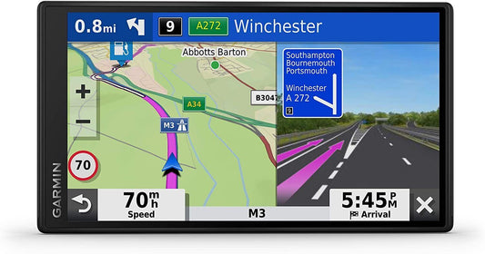 Garmin DriveSmart 65 MT-S 6.95 Inch Sat Nav Map Updates for UK, Ireland and Full