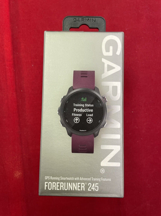 Garmin Forerunner 245 Berry GPS Running Smartwatch 010-02120-11