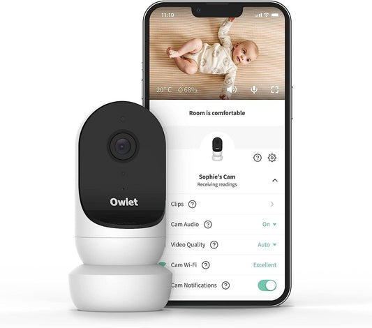 Owlet Cam 2 Baby Monitor with Camera and Audio - HD Video