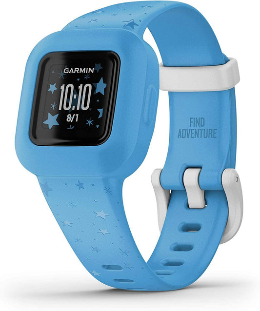 Garmin vivofit jr. 3 Fitness Tracker for Kids, Blue Stars