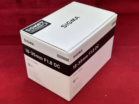 Sigma 18-35mm F1.8 DC HSM Lens