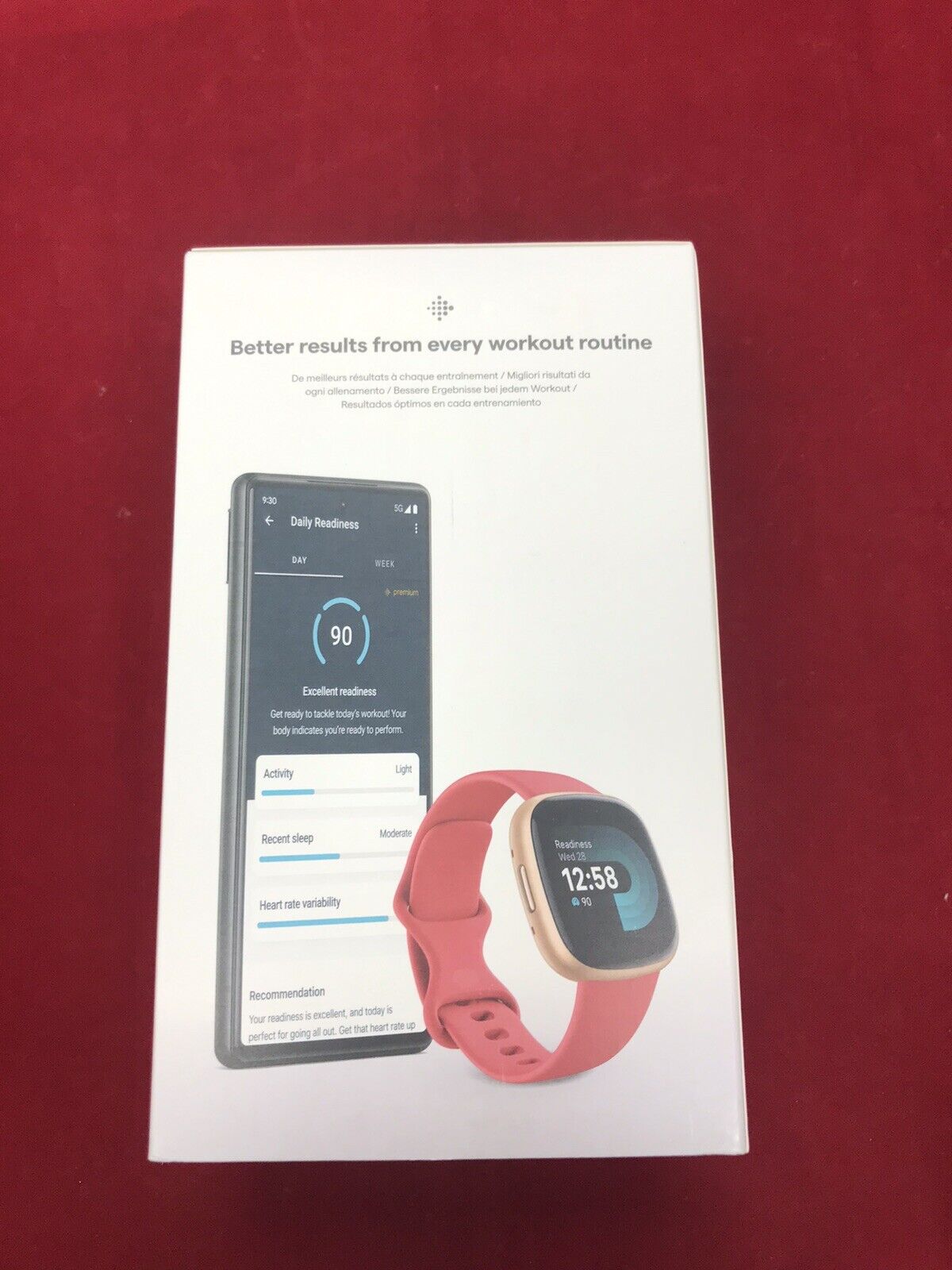 Fitbit Versa 4 Fitness Smartwatch with built-in GPS and up to 6 days battery