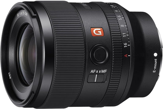 Sony FE 35mm f/1.4 GM Wide Angle Lens Premium G Master Series prime lens