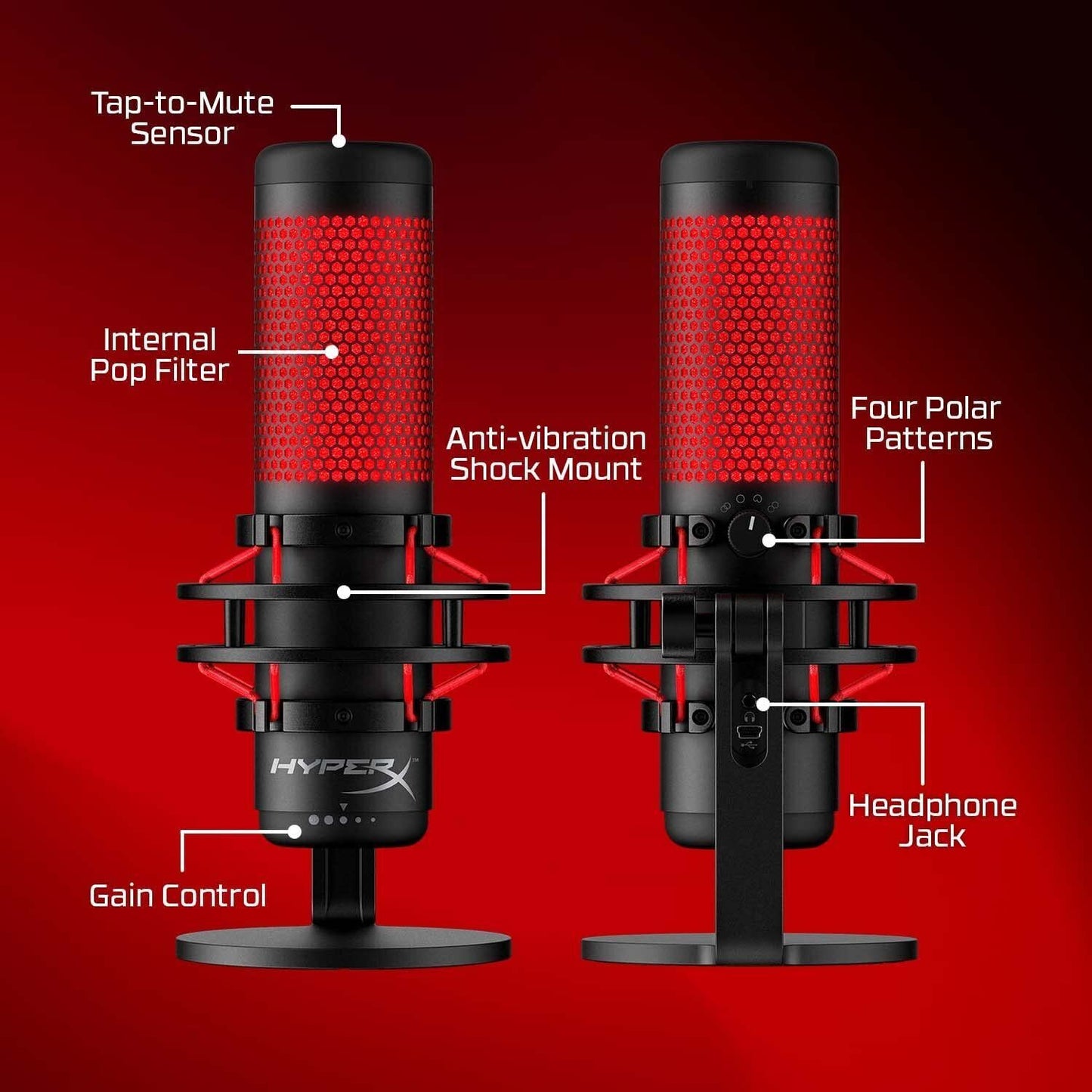 HyperX QuadCast Gaming Microphone