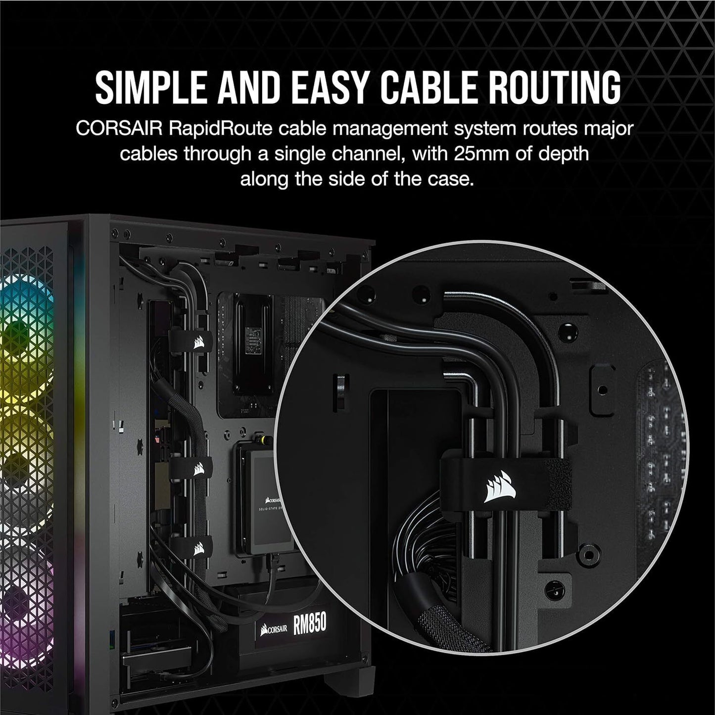 Corsair 4000D AIRFLOW Tempered Glass Mid-Tower ATX Case - Black (CC-9011200-WW)
