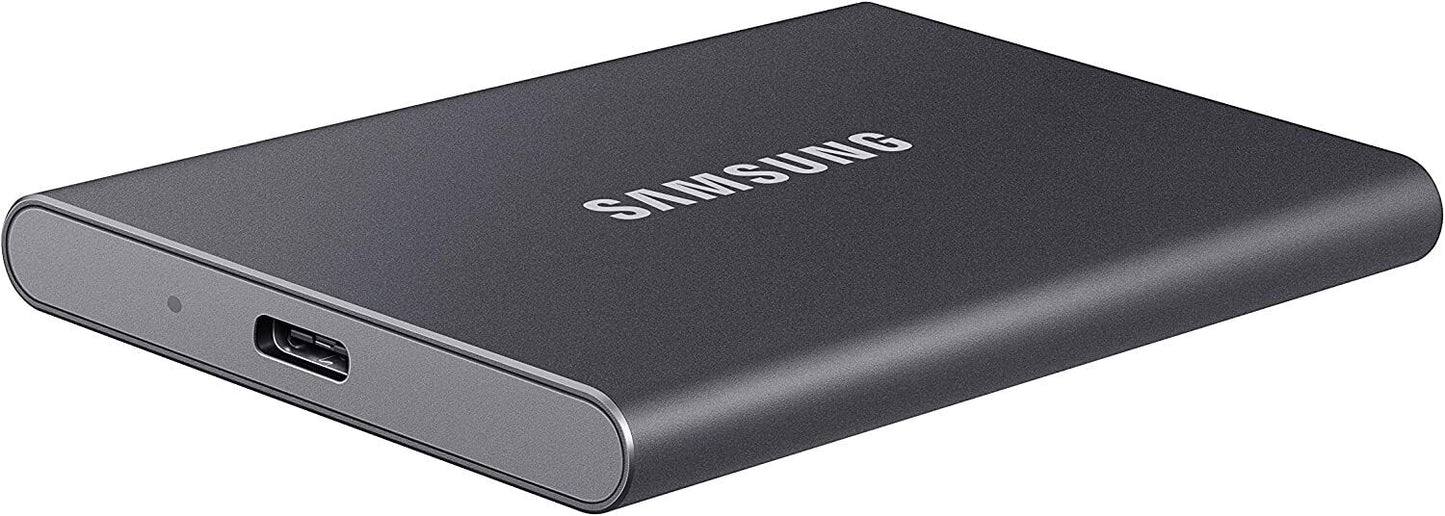Samsung T7 Portable SSD - 1 TB - USB 3.2 Gen.2 External SSD Titanium Grey