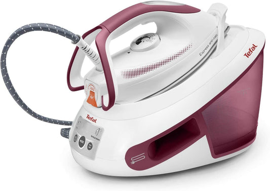 Tefal SV8012 Express Anti Scale Steam Generator Iron - White/Purple