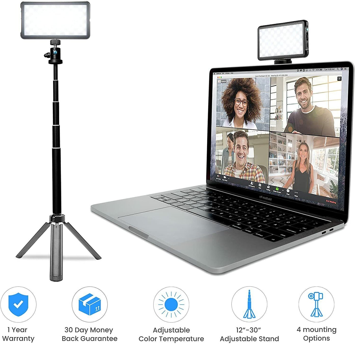 Lume Cube Broadcast Lighting Kit | Live Streaming, Video Conferencing, Remote Wo