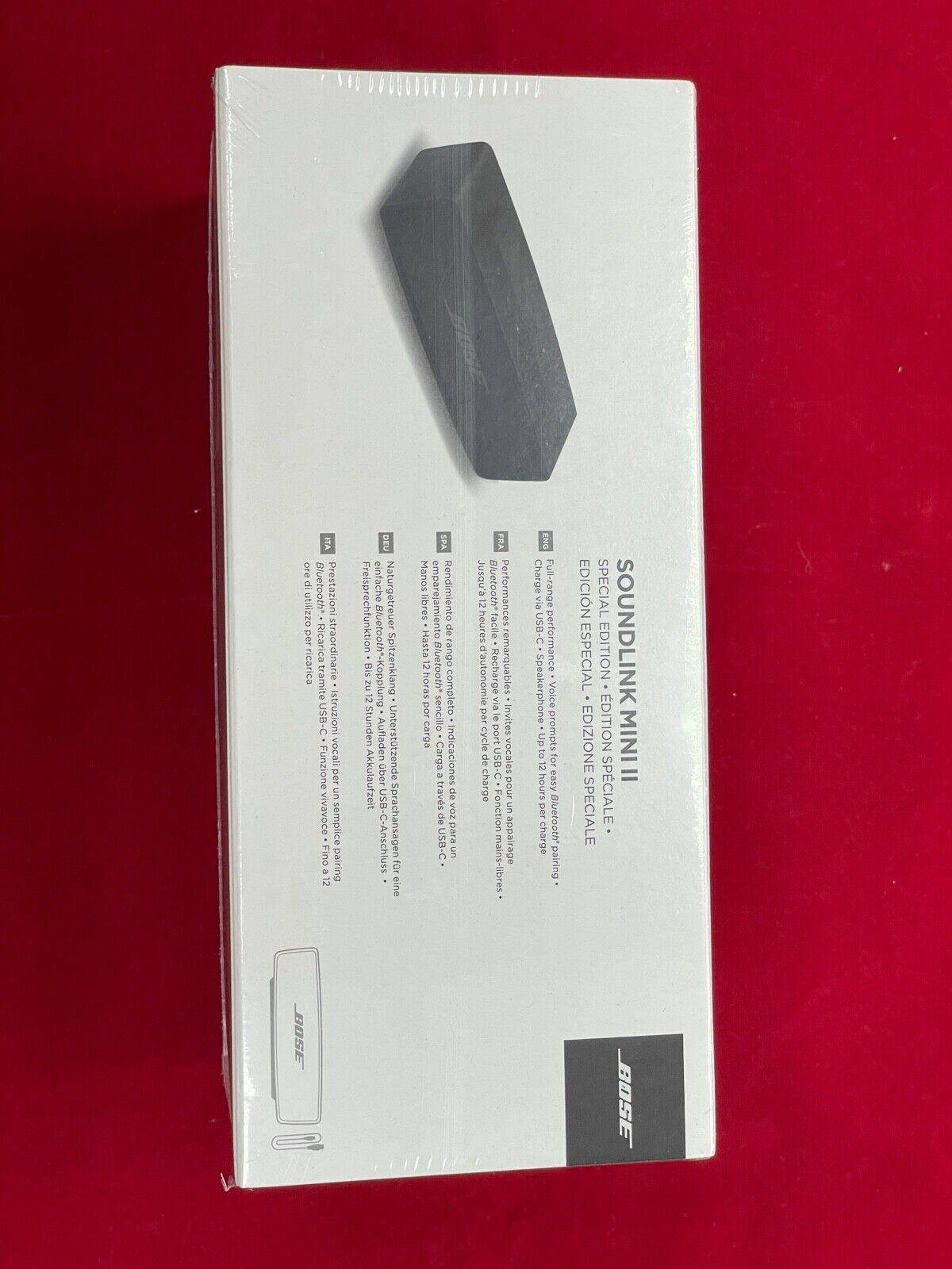 Bose SoundLink Mini II Bluetooth Speaker Special Edition - Triple Black, (835799