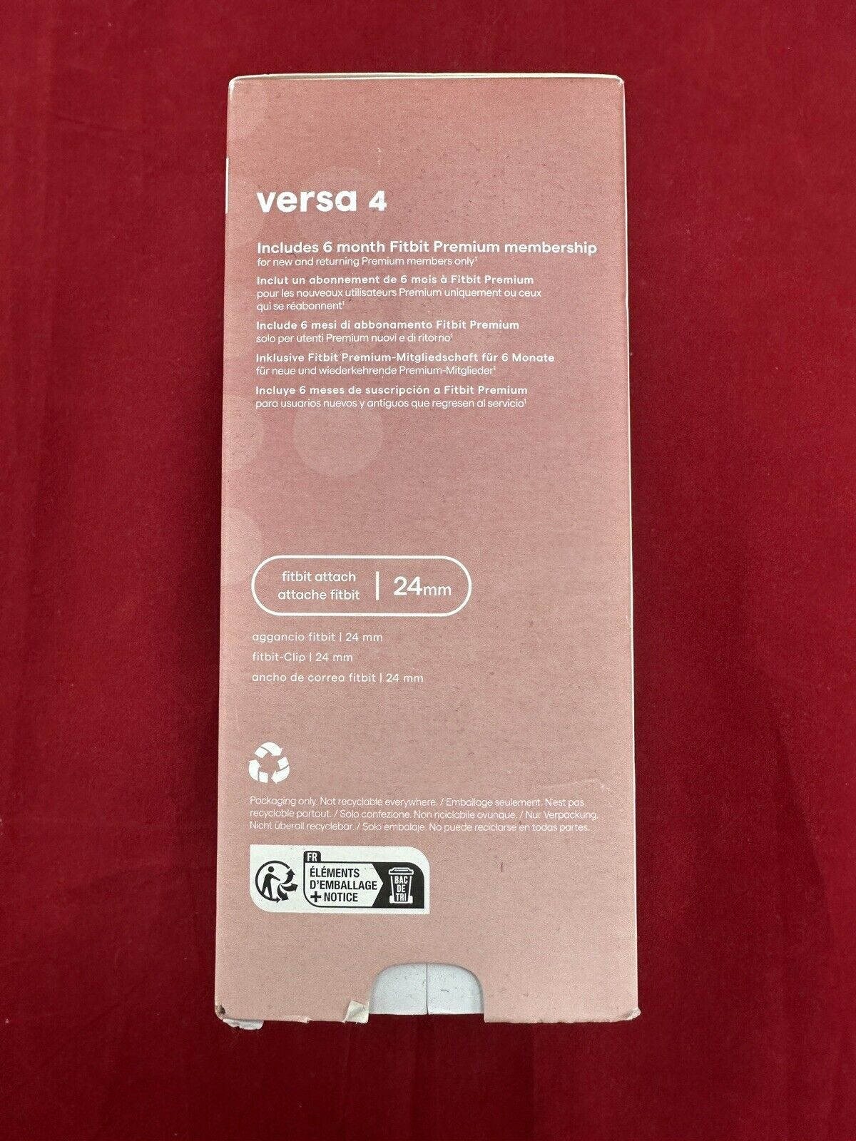 Fitbit Versa 4 Fitness Smartwatch GPS Bluetooth, Waterproof, Heart Rate Tracker
