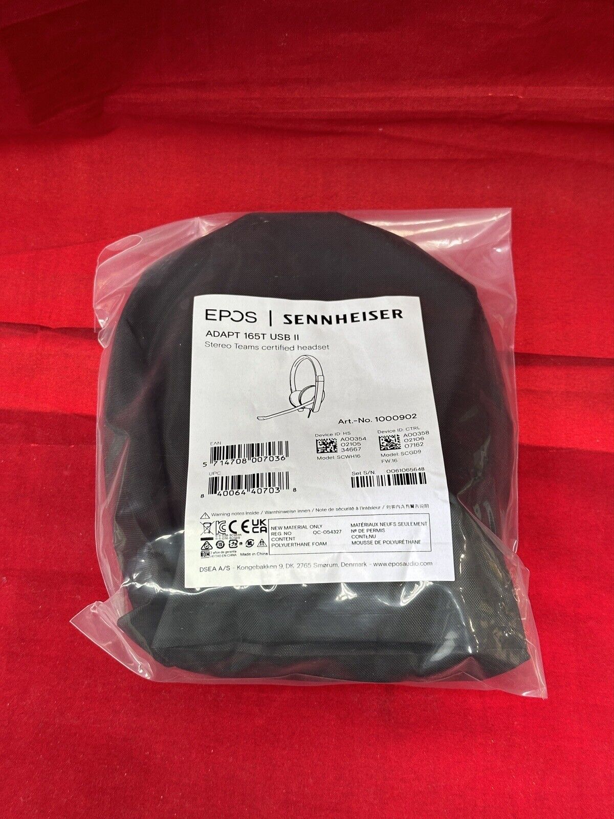 Sennheiser ADAPT ADAPT 165T USB II On Ear Headset - Black