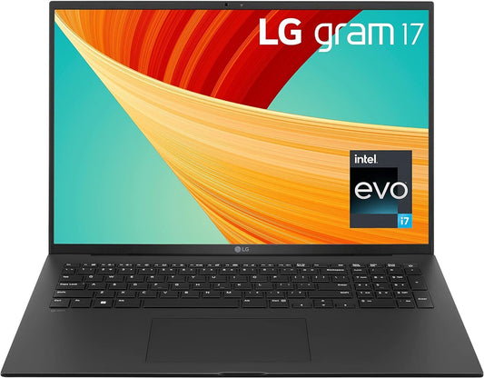 LG Gram Core i7-1360P 16GB RAM 1TB SSD 17" Ultra-Lightweight Laptop Win11H Black