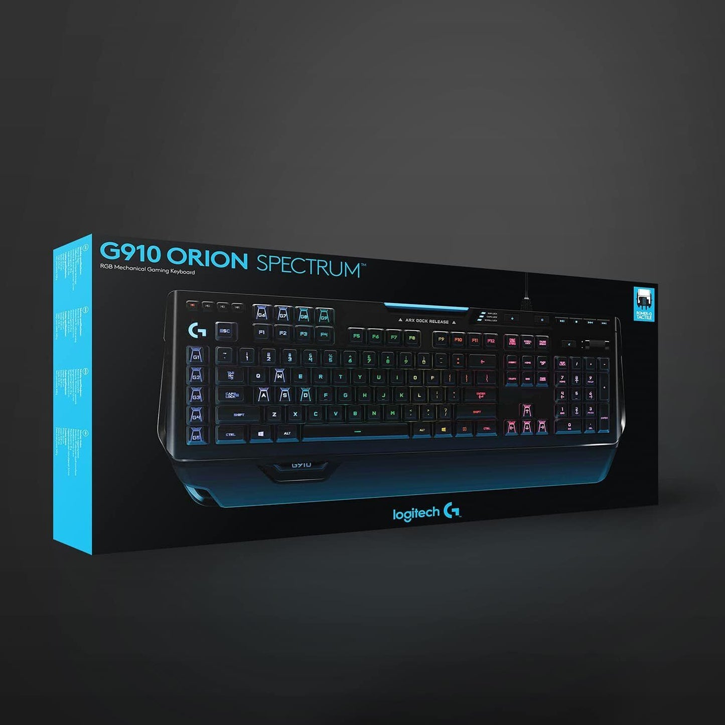 Logitech G910 Orion Spectrum, RGB Backlit, QWERTY US, 9 Programmable