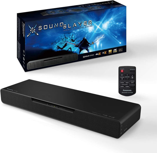 Panasonic SC-HTB01 SoundSlayer Gaming Speaker with Built-in Subwoofer Dolby Atm
