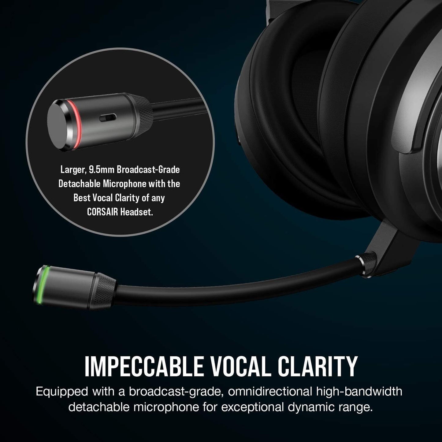 Corsair Virtuoso RGB Black Over Head Gaming Headset
