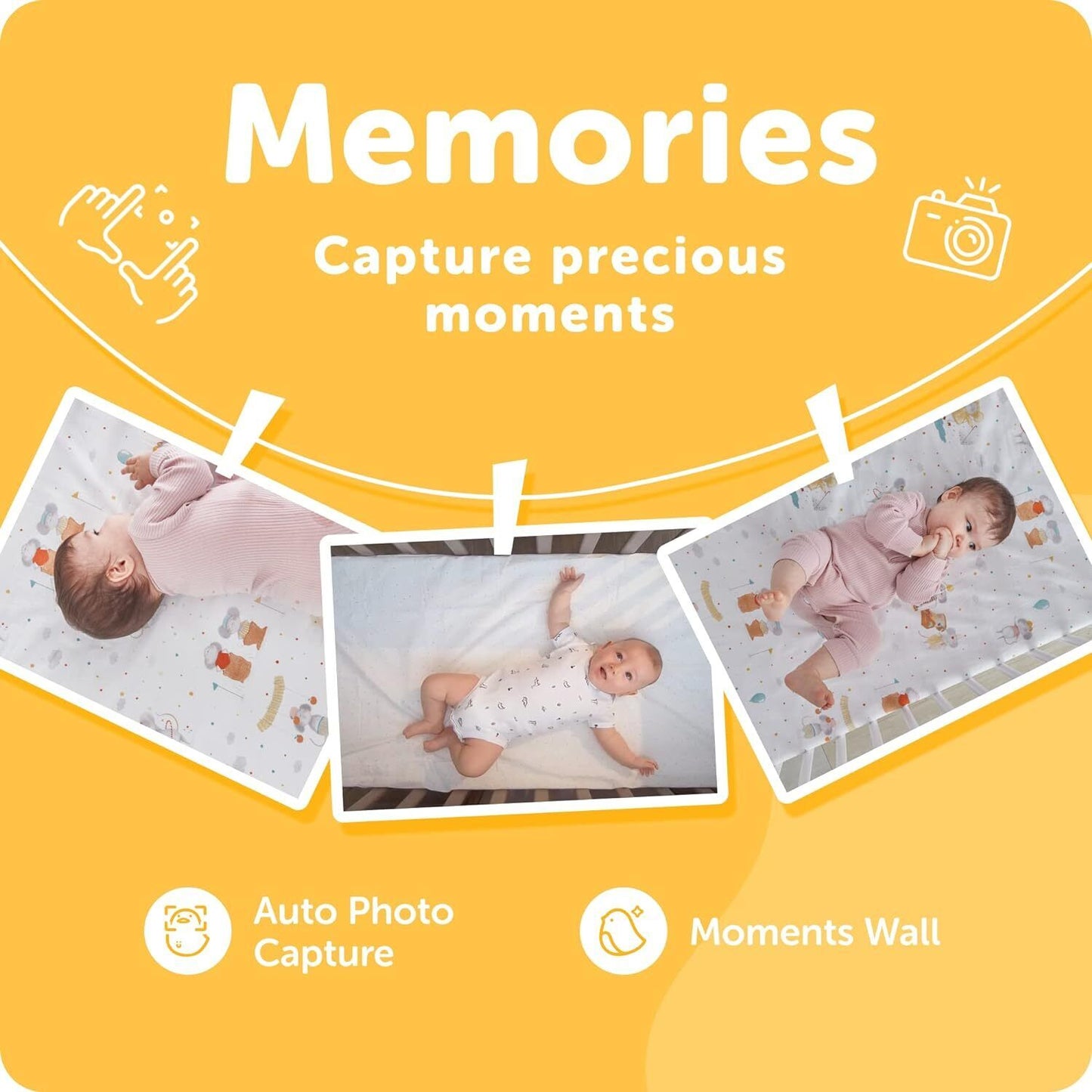 CuboAi Plus Smart Baby Monitor 1080p HD Night Vision Camera, 2-Way Audio