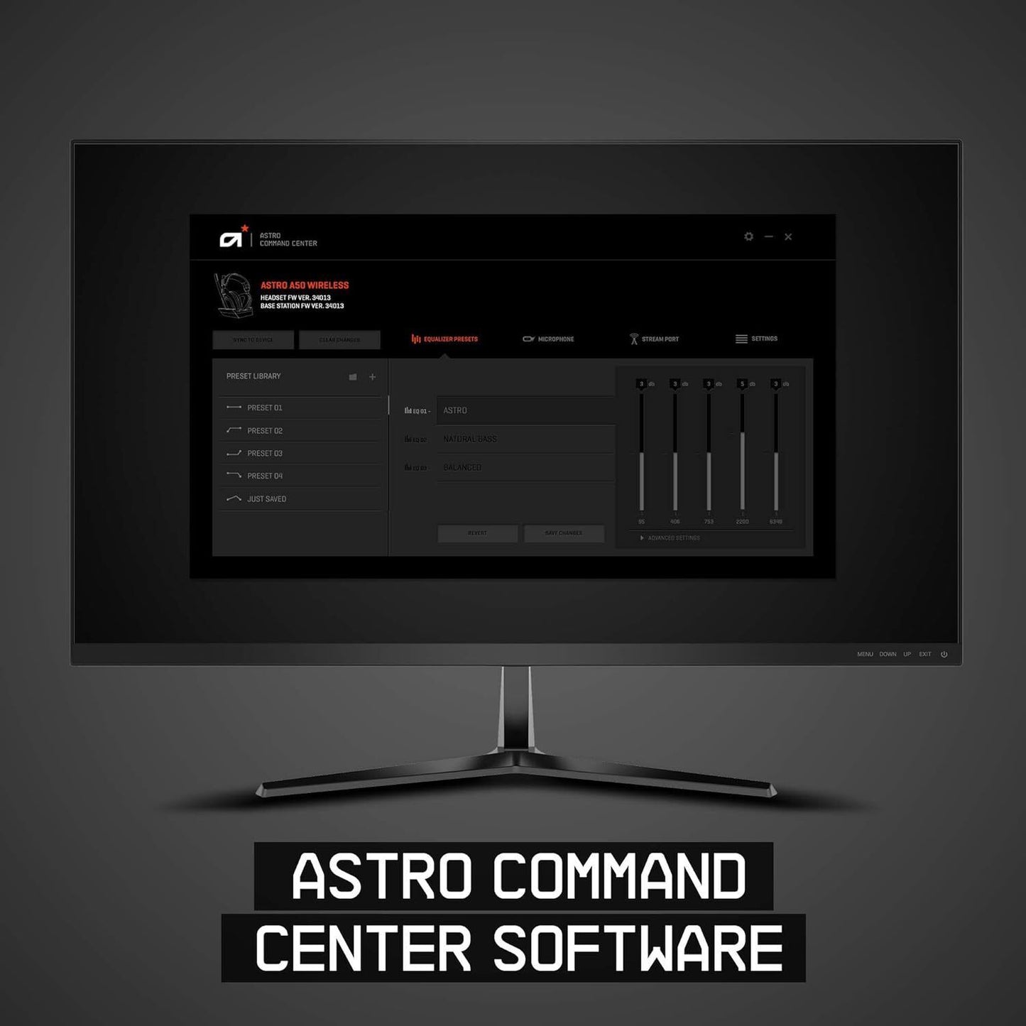 ASTRO Gaming A50 Wireless Headset and Base Station - Black/Grey For Playstation