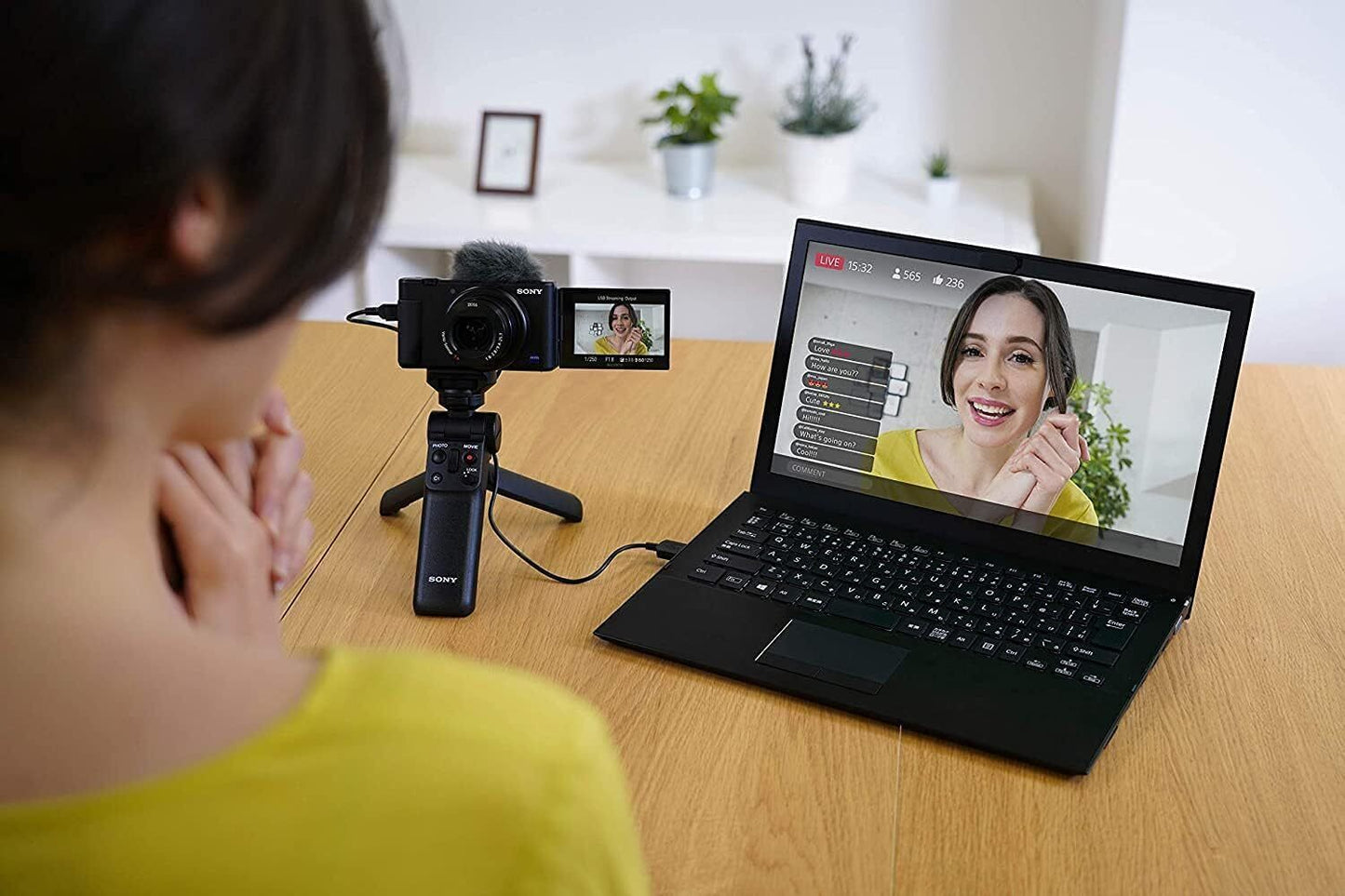 Sony Cyber-shot ZV-1 20.1MP Compact Digital Vlog Camera - Black