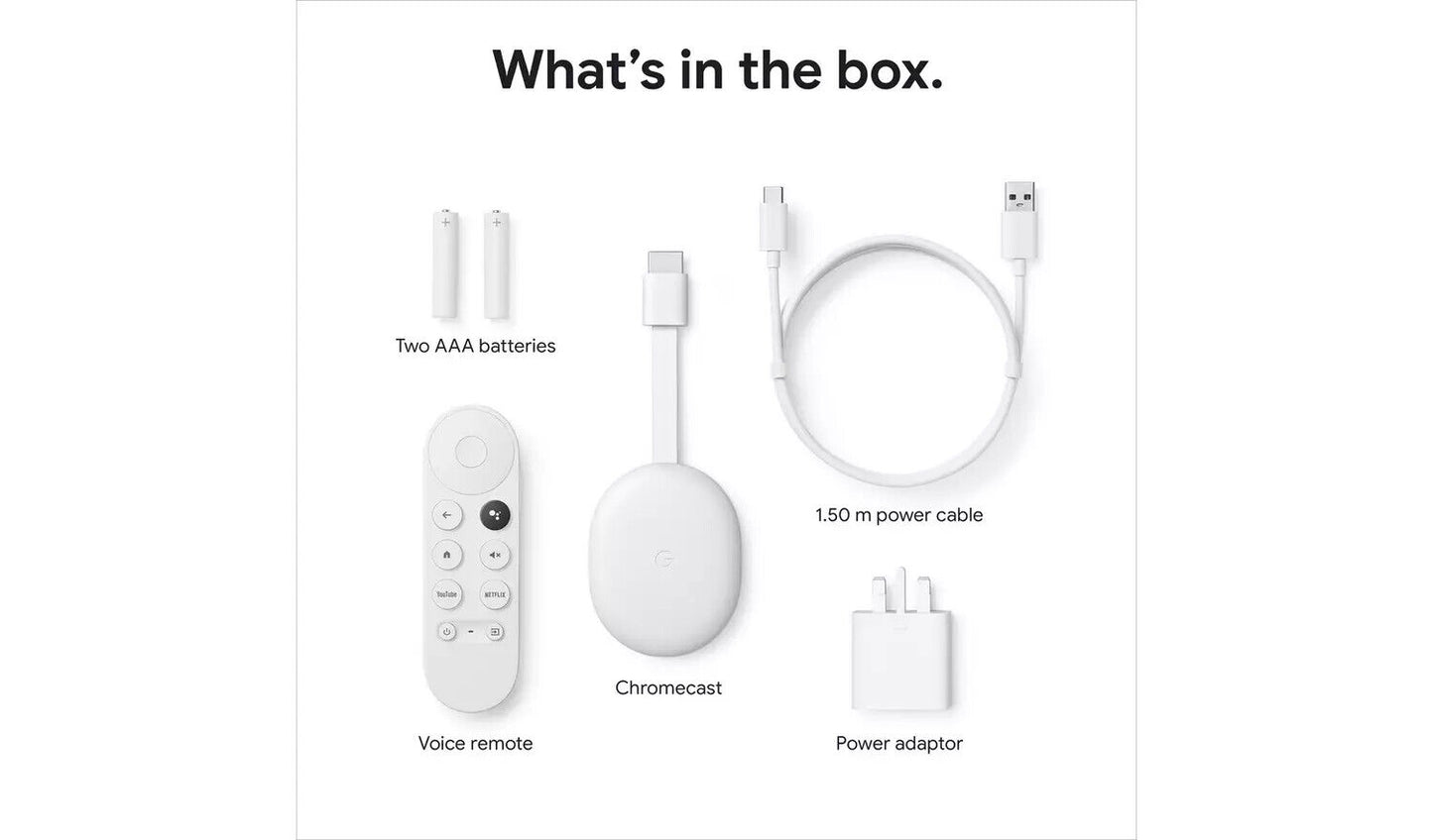 Google Chromecast With Google TV HD 2022 And Voice Remote