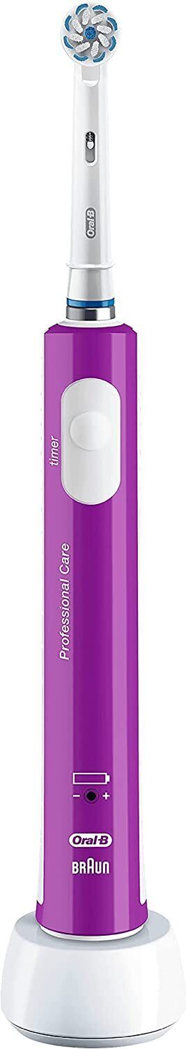 Oral-B Kids Junior Purple Electric Toothbrush for Age 6+ - Purple