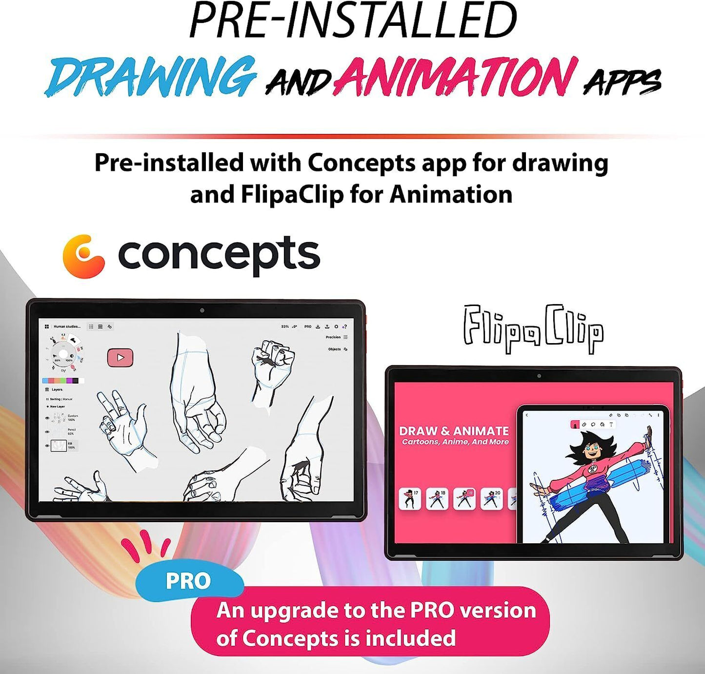 Simbans PicassoTab XL [4 Bonus Items] 11.6 Inch Portable Drawing Tablet with...