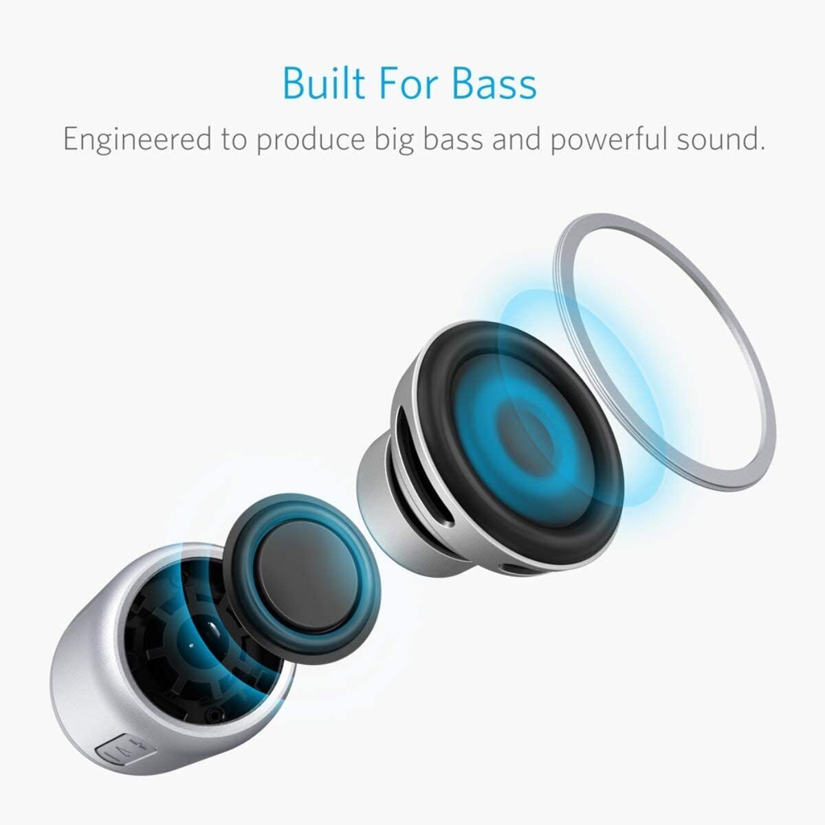 Anker A31011A1 SoundCore Mini Portable Wireless Speaker US Grey