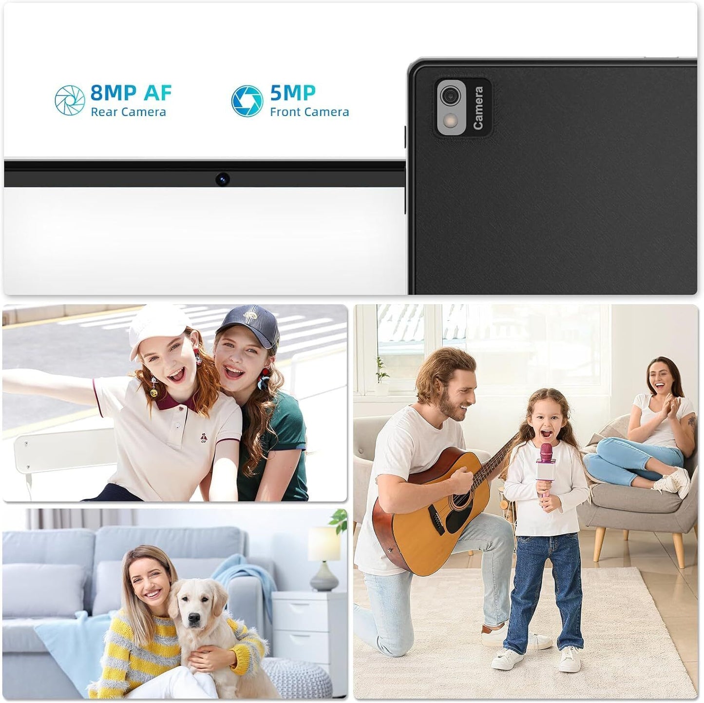 SGIN T10Pro 10.1" Android Tablet 8GB RAM 128GB ROM Wifi - Black
