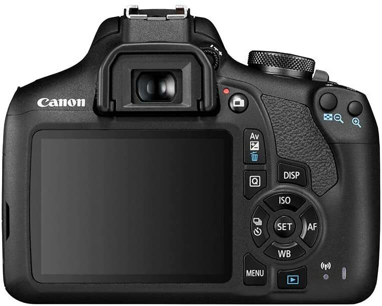 Canon EOS 2000D DSLR Camera and EF-S 18-55 mm f/3.5-5.6 IS II Lens, Black