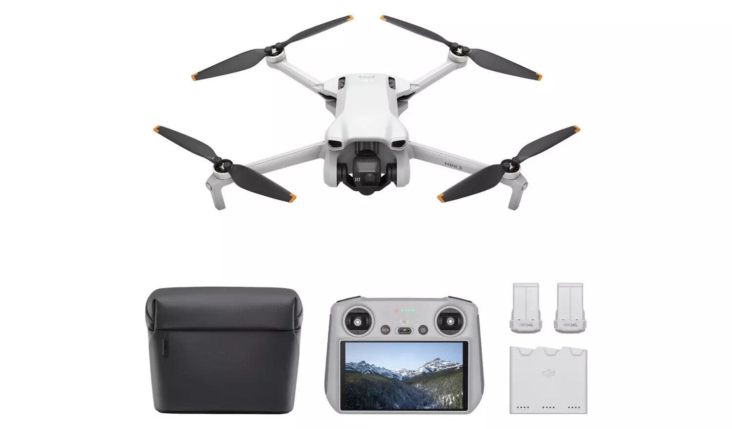 DJI Mini 3 Fly More Combo Drone & DJI RC Remote Controller