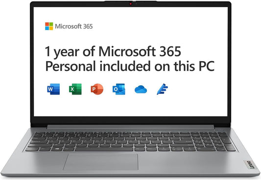 Lenovo IdeaPad 1 Laptop | 15 inch Full-HD (1080p) Display | Intel Celeron N40...