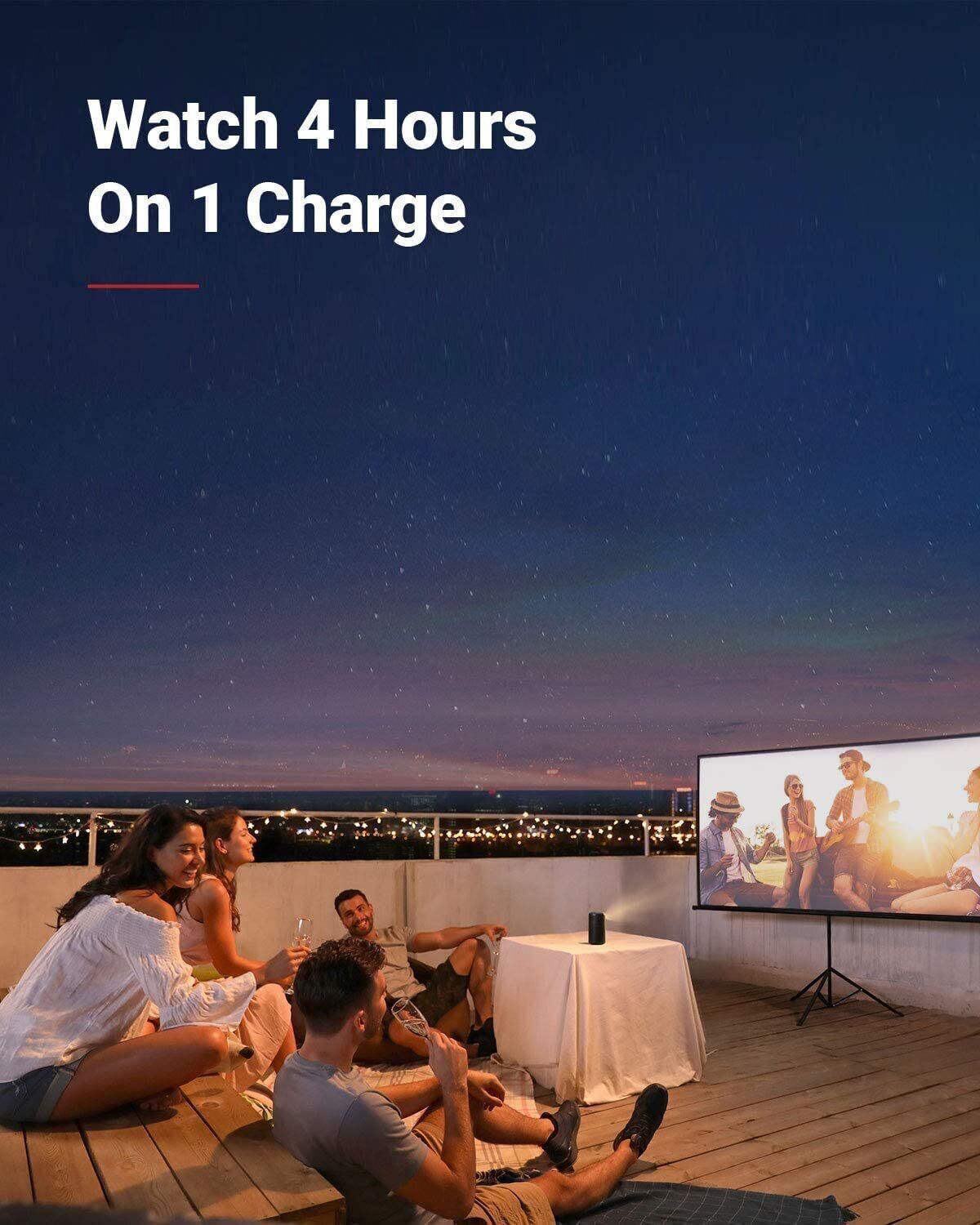 Anker NEBULA Capsule Max Pint-Sized Wi-Fi Mini Portable Projector with Speaker