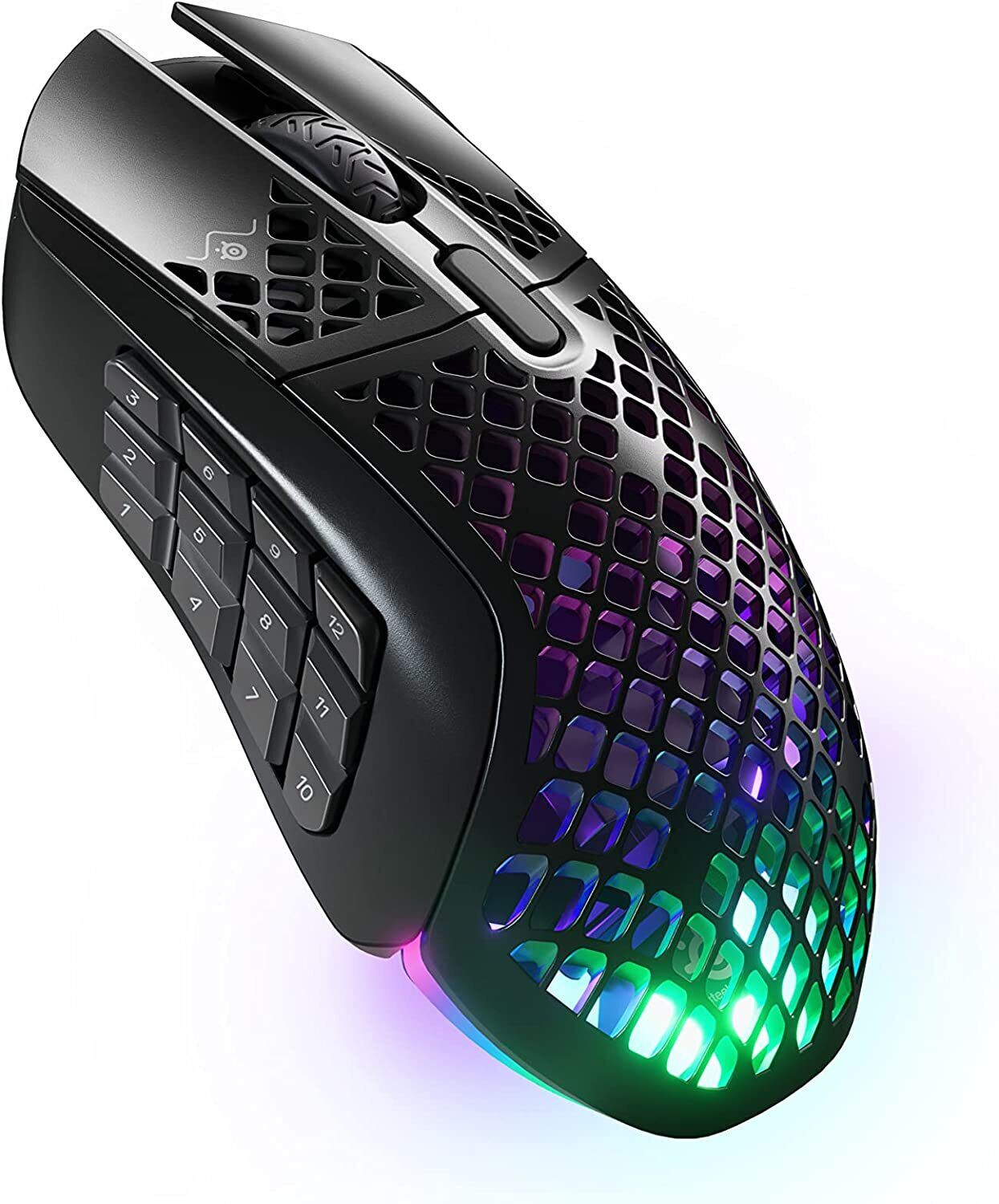 Steelseries Aerox 9 mouse Ambidextrous RF Wireless + Bluetooth Optical 18000 DPI