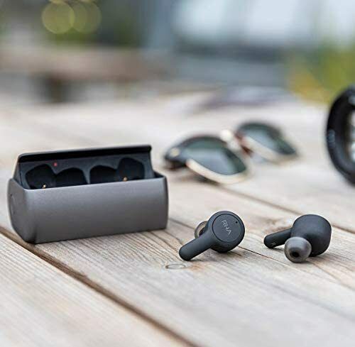 RHA TrueConnect 2 - Carbon Black: Bluetooth 5 water resistant & sweat-proof wire