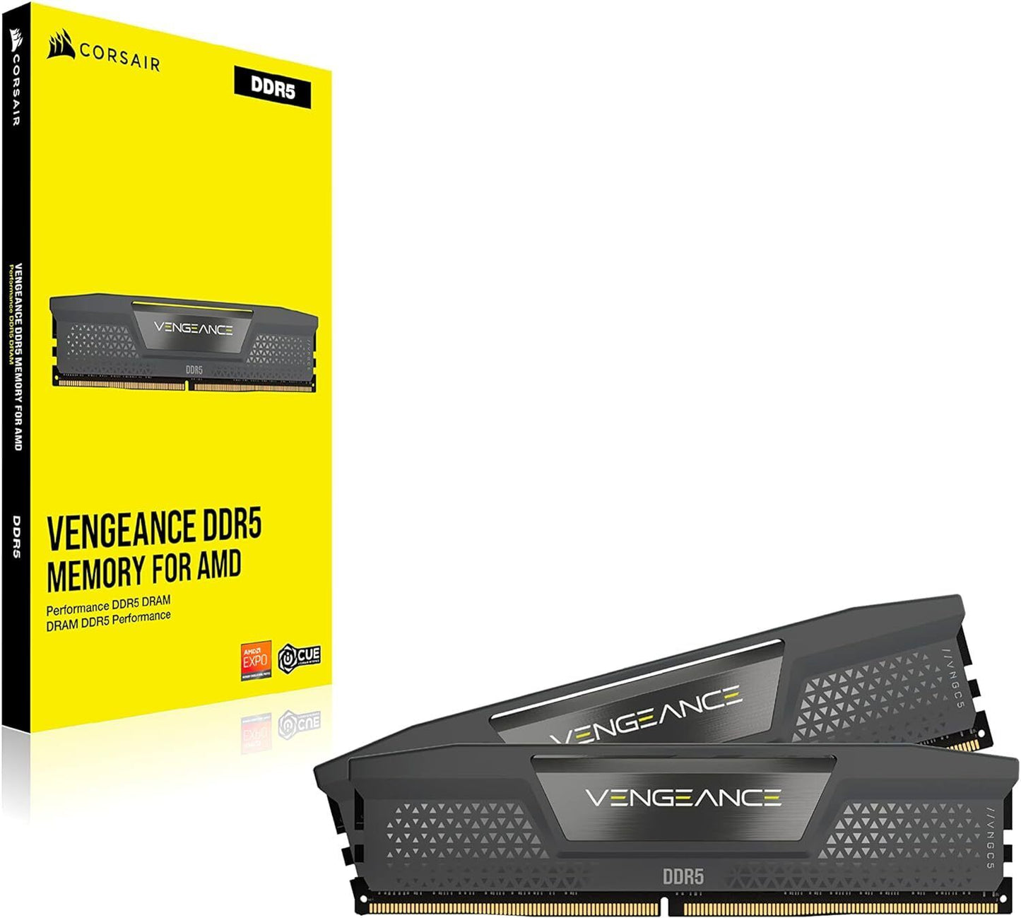 Corsair Vengeance 32GB (2x 16GB) 6000MHz DDR5 RAM Memory Size: 32GB