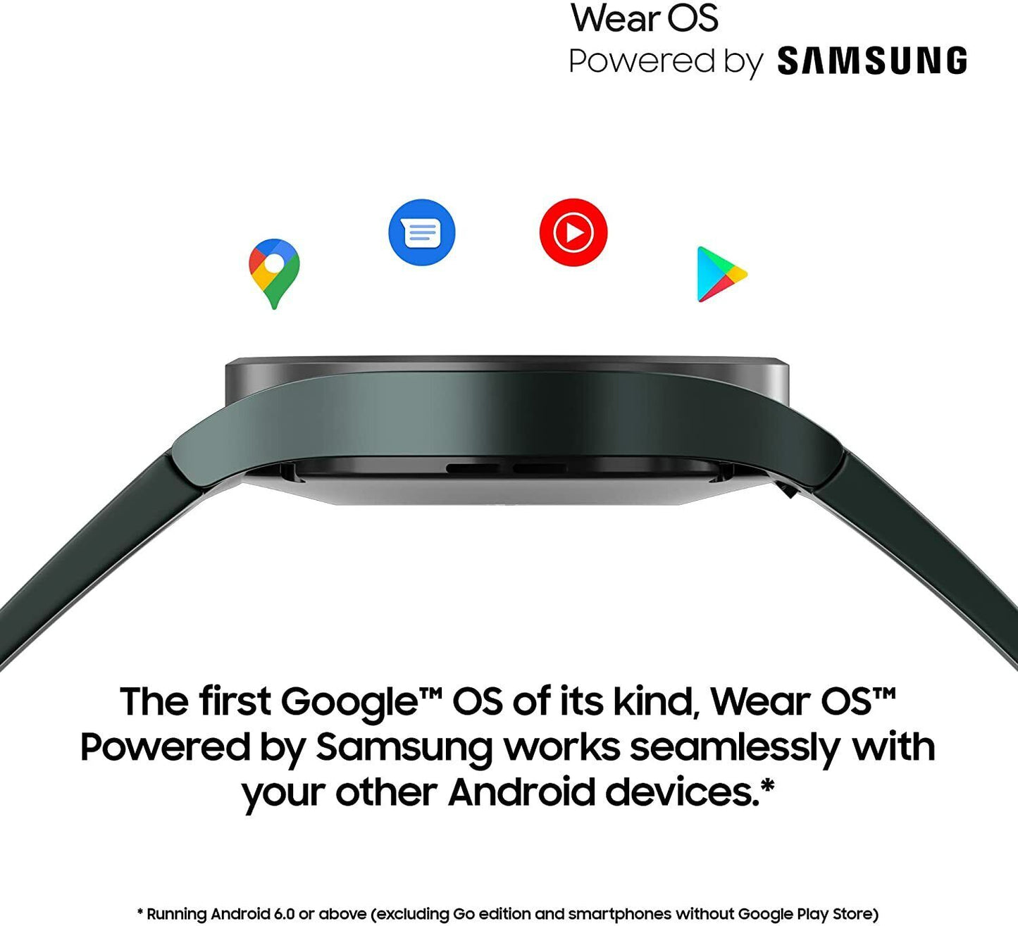 Samsung Galaxy Watch4, Health Monitoring, 40mm, Black (UK Version)