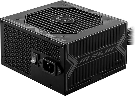 650W MSI MAG A650BN, Fully Wired, 80 PLUS Bronze, Single Rail, 54A, 120mm Fan, A