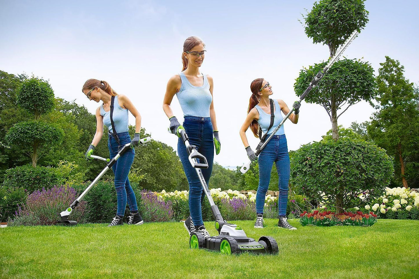 Gtech SLM50 Small Lawnmower | Cordless Electric Lightweight Grab and Go 30 min