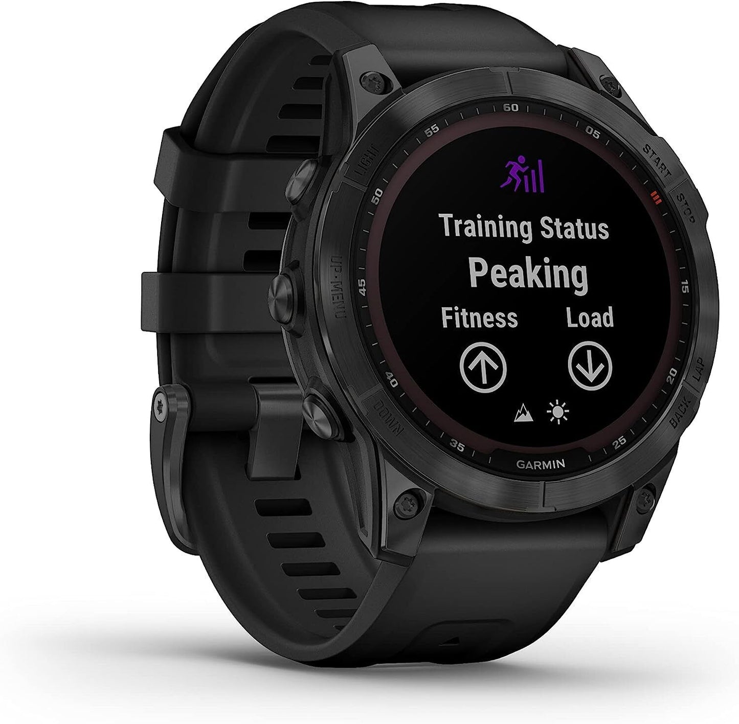 Garmin fēnix 7 Solar Multisport GPS Watch, Black with Silicone Band