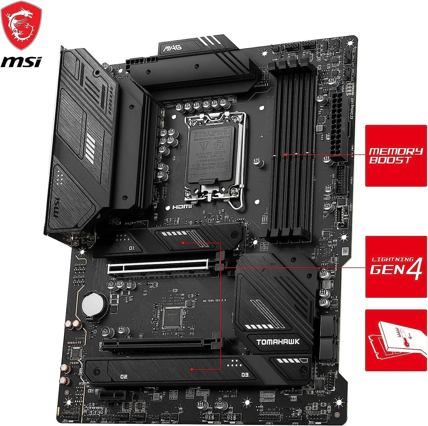 MSI MAG B760 TOMAHAWK WIFI Motherboard