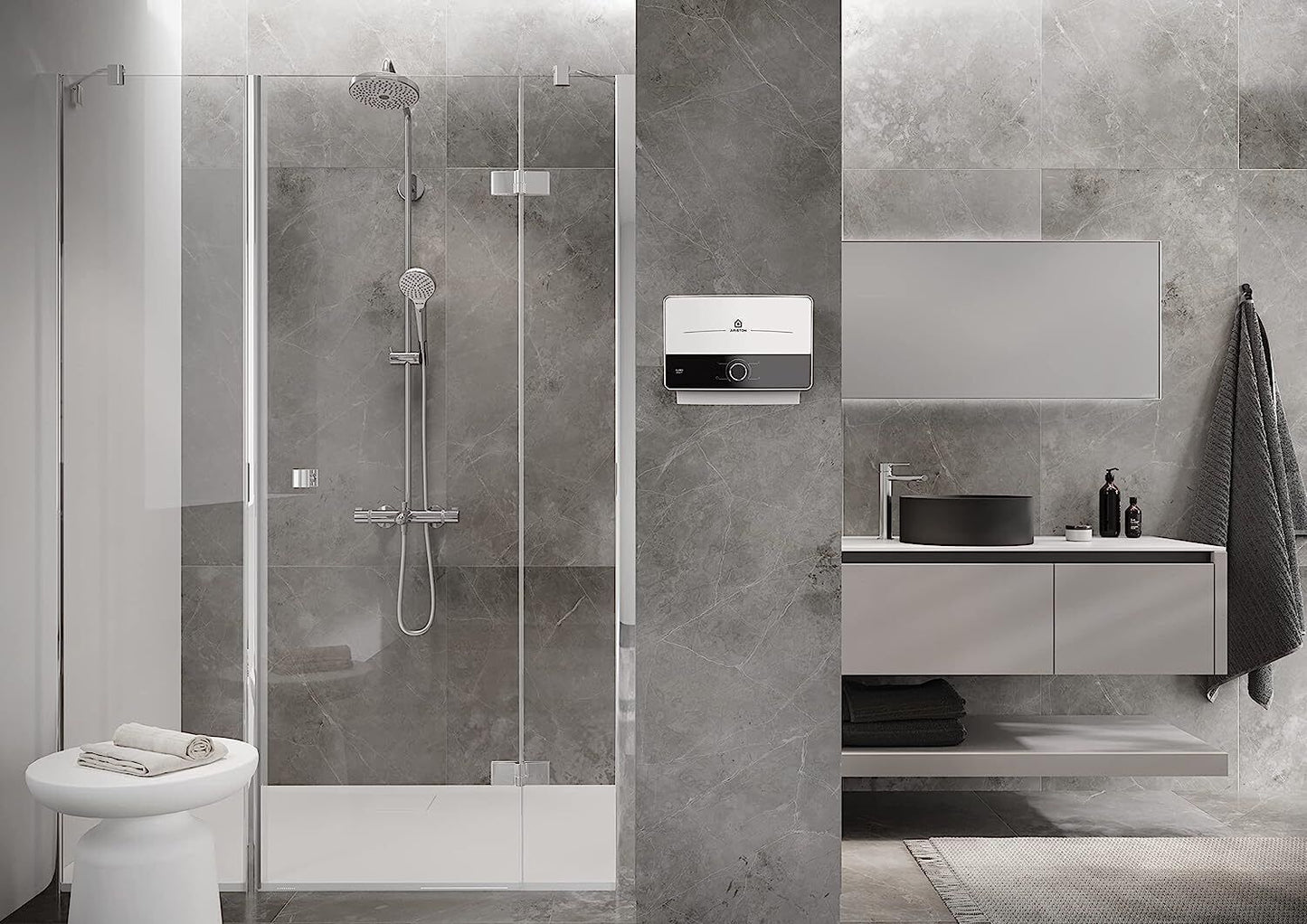 Ariston AURES Multi Electric Instantaneous Water Heater 9.5kW, Multi-Point, Comp