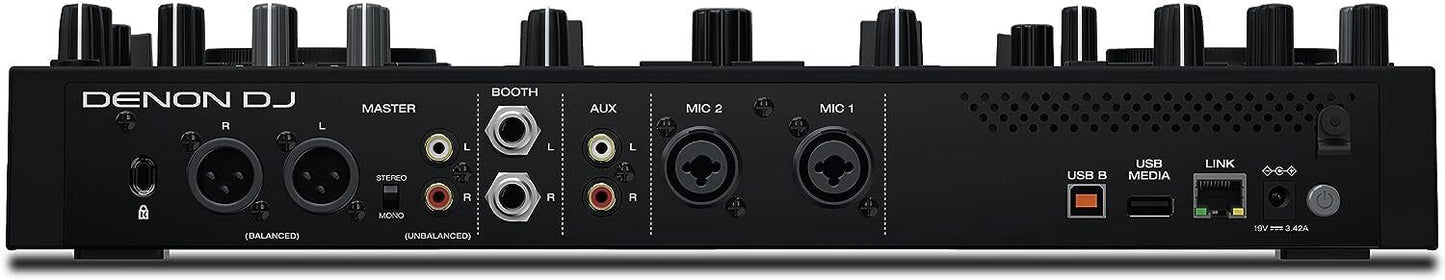 Denon DJ PRIME GO – Portable DJ Controller and Mixer with 2 Decks WIFI Streaming