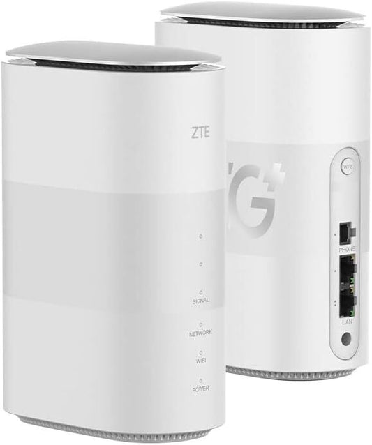 ZTE 5G CPE MC888, Unlocked 5G WiFi Home Router, Fast WiFi 6, UK Plug