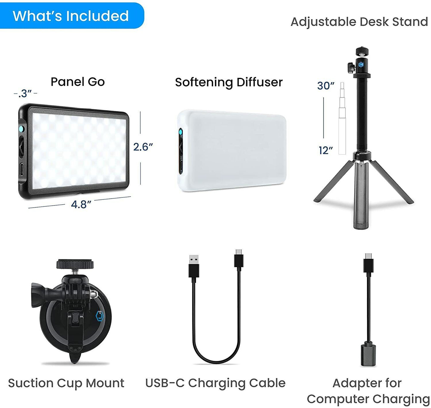 Lume Cube Broadcast Lighting Kit | Live Streaming, Video Conferencing, Remote Wo