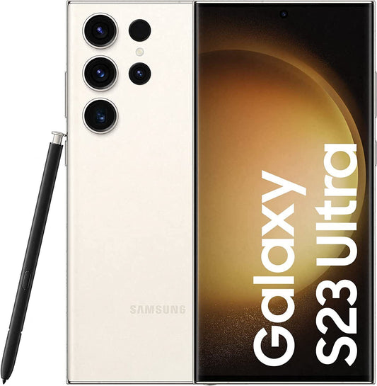 Samsung Galaxy S23 Ultra SM-S918B/DS - 256GB - Cream (Unlocked)