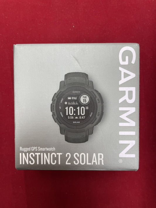 Garmin Instinct 2 Solar Rugged GPS 45mm Smartwatch Graphite