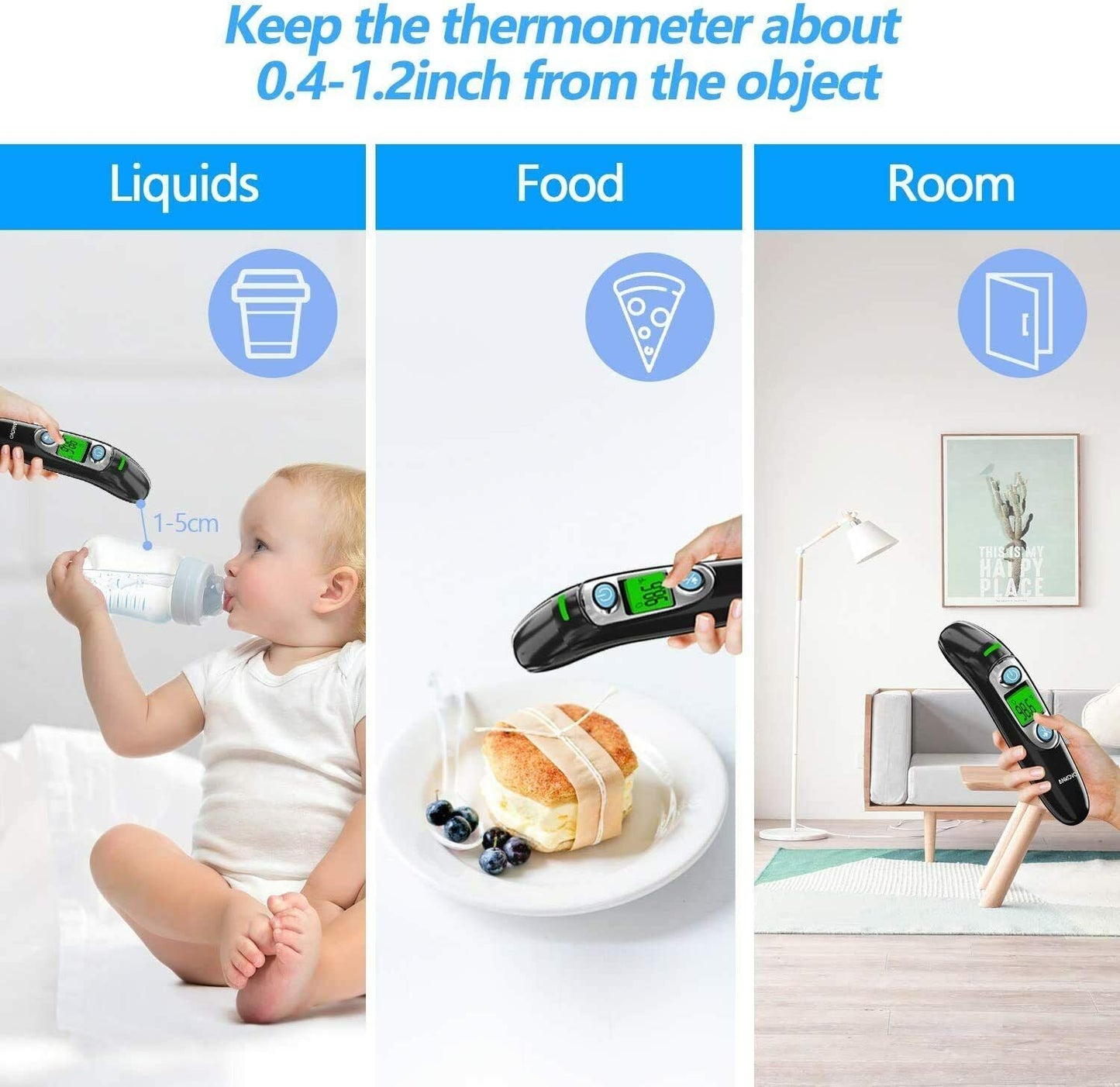 Forehead Thermometer Non Contact For Adults And Ear Thermometer Digital Infrared