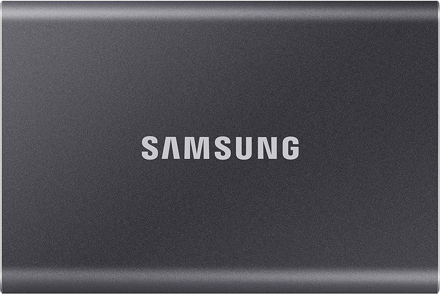Samsung T7 Portable SSD - 1 TB - USB 3.2 Gen.2 External SSD Titanium Grey