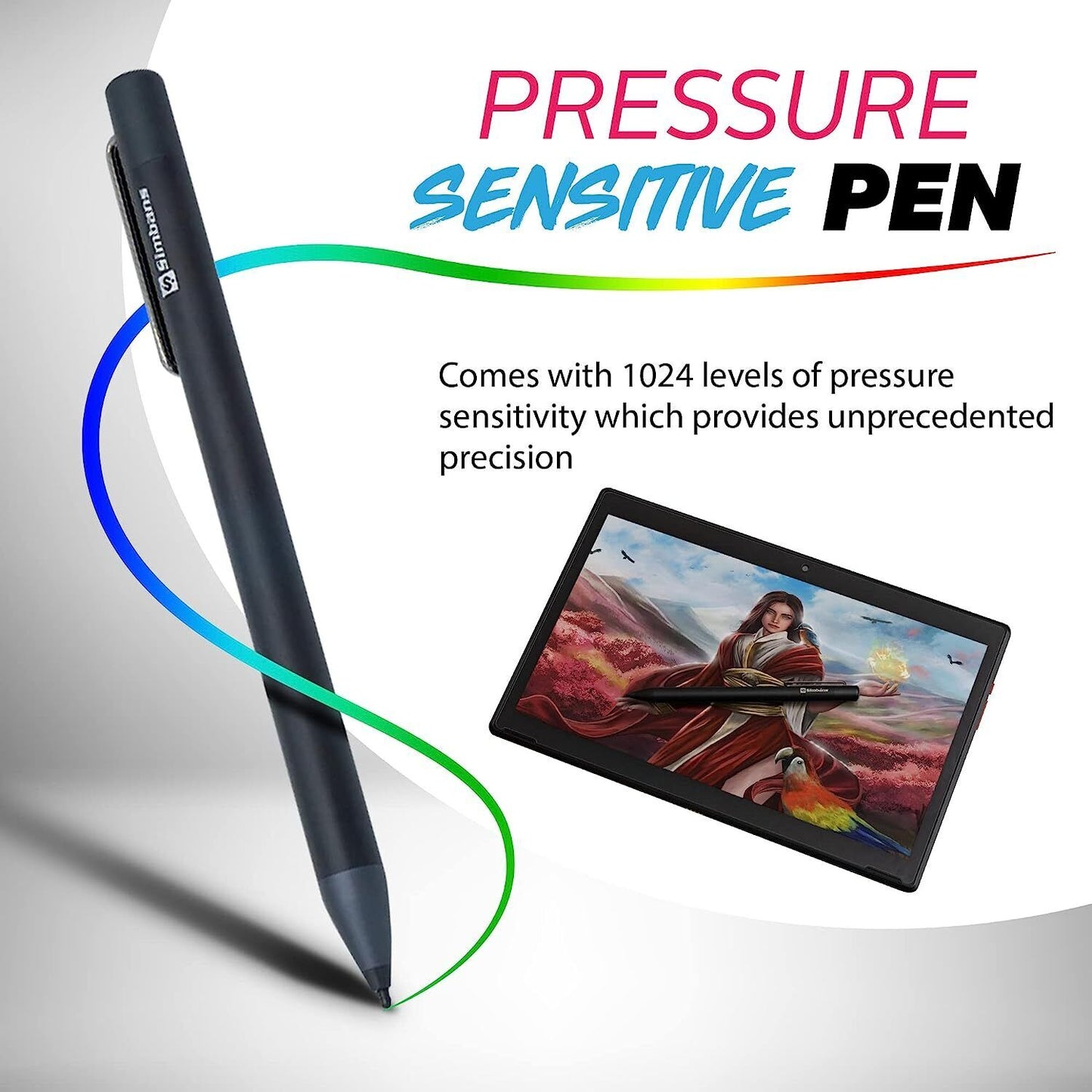 Simbans PicassoTab XL [4 Bonus Items] 11.6 Inch Portable Drawing Tablet with...